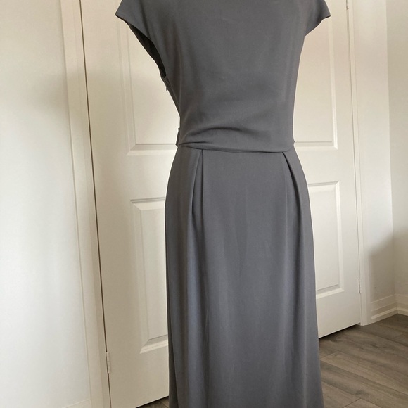 Alberta Ferretti authentic luxury grey dress, size 8-10 - Picture 6 of 11